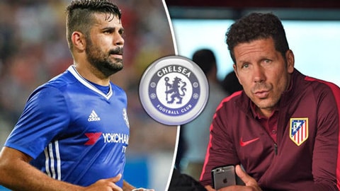 Simeone chặn đường trở lại Atletico của Costa