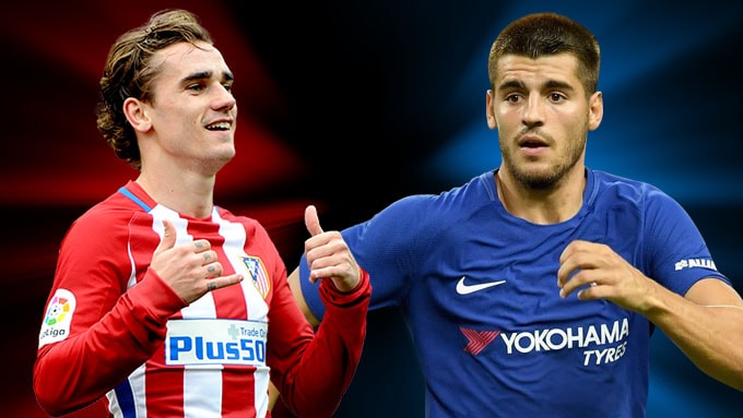 Đại chiến Atletico - Chelsea: Thành bại tại Griezmann & Morata