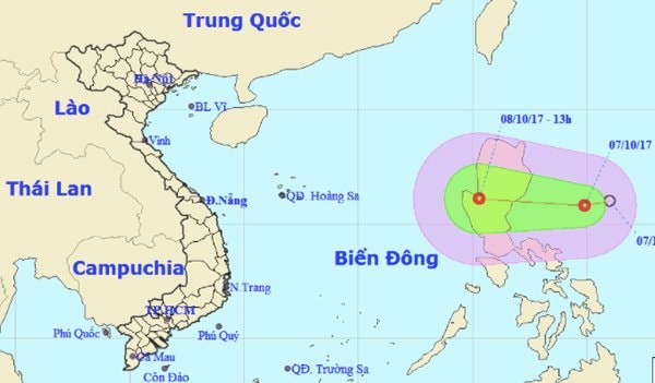 Dự báo thời tiết, bản tin thời tiết, tin thời tiết, tin áp thấp nhiệt đới, áp thấp nhiệt đới