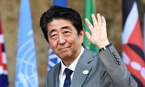 Thủ tướng Nhật Bản Shinzo Abe. Ảnh: Reuters.