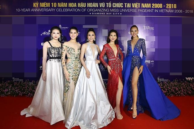 Hoa hậu Dayana Mendoza lộng lẫy dự dạ tiệc cùng thí sinh HHHV - ảnh 16