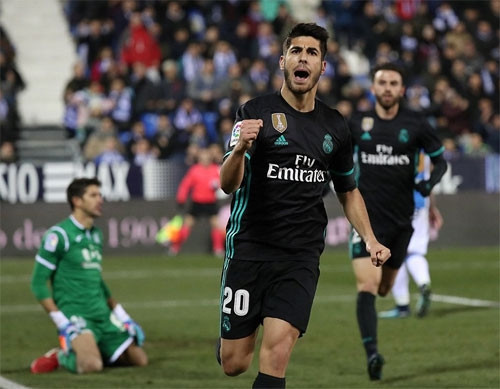 Asensio tỏa sáng đúng lúc Real cần chiến thắng. Ảnh: Reuters