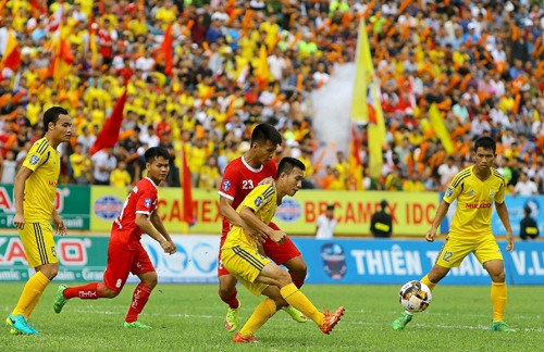 Mục tiêu của Nam Định tại V-League 2018 là trụ hạng thành công. Ảnh: VPF