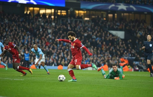 Salah ghi bàn thắng sân khách đánh gục ý chí của Man City. Ảnh: DM.