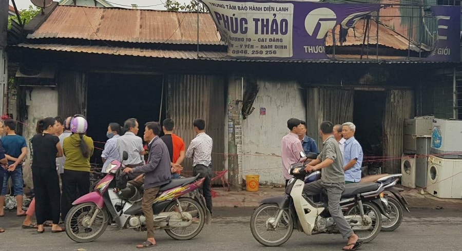 hỏa hoạn,cháy nổ,cháy nhà,Nam Định