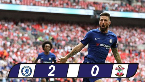 Chelsea 2-0 Southampton: The Blues hẹn gặp M.U ở chung kết FA Cup