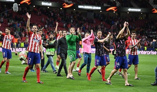Atletico vào chung kết một giải châu Âu thứ ba trong năm mùa gần nhất. Ảnh: Sportsmail.