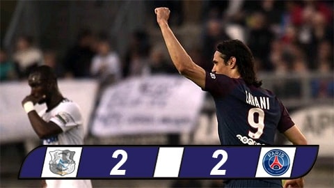 Amiens 2-2 PSG: Khách vỡ mộng lập kỷ lục điểm số tại Ligue 1