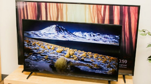 Nhiều mẫu TV 4K cỡ lớn từ 55 inch trở lên được đưa về thị trường đầu 2018, số lượng áp đảo các model kích thước nhỏ hơn.