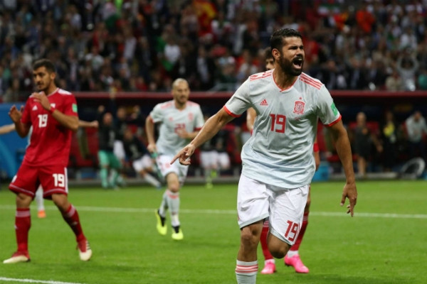 Costa ghi ba bàn từ ba cú dứt điểm trúng đích tại World Cup 2018. Ảnh: Reuters.