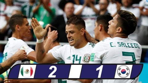 Mexico 2-1 Hàn Quốc: Ấn tượng El Tri