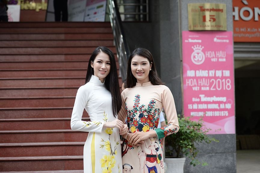 Dàn thí sinh nô nức tới Sơ khảo phía Bắc Hoa hậu Việt Nam 2018 - ảnh 6