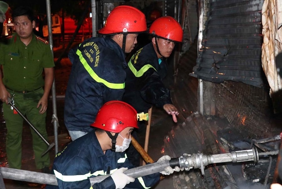 cháy chợ,Hưng Yên,cháy,hỏa hoạn