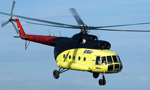 Một trực thăng Mi-8 của Utair Airlines. Ảnh: Planespotters