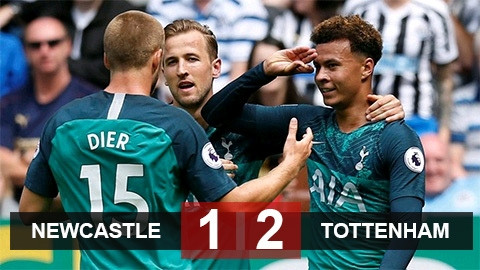 Newcastle 1-2 Tottenham: Spurs bỏ túi 3 điểm đầu tay
