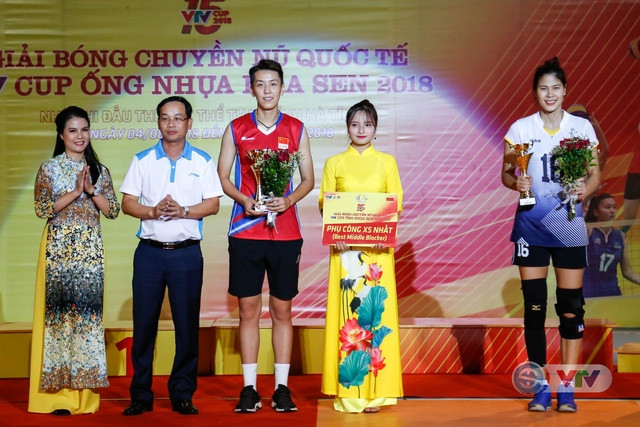 Ảnh: Những danh hiệu xuất sắc của giải bóng chuyền VTV Cup Ống nhựa Hoa Sen 2018 - Ảnh 2.