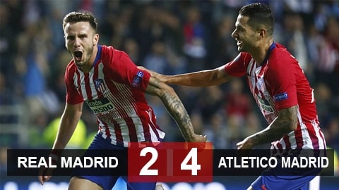 Real Madrid 2-4 Atletico: Hạ Real trong hiệp phụ, Atletico lên đỉnh châu Âu