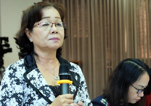 Bà Phan Thị Thu Hà đề xuất cho học sinh THCS, THPT được nghỉ thứ bảy. Ảnh: Mạnh Tùng.