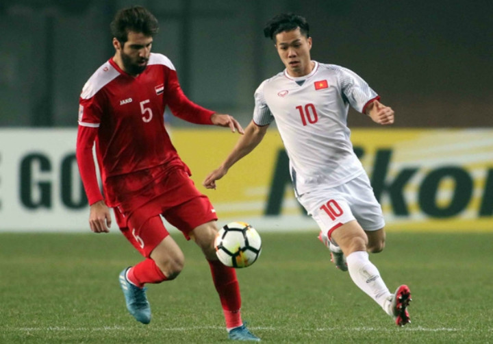 Việt Nam hòa 0-0 với Syria tại giải U23 châu Á vào tháng 1/2018. Ảnh: Anh Khoa.
