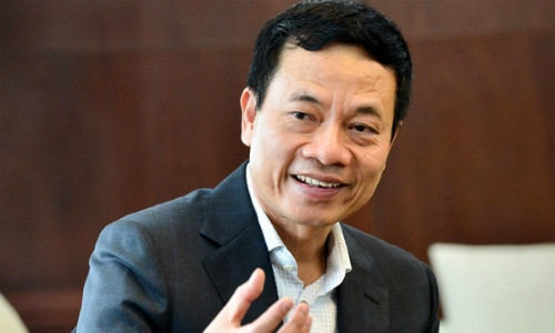 Quyền Bộ trưởng Thông tin & Truyền thông Nguyễn Mạnh Hùng. Ảnh: Bộ TT&TT