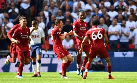 Wijnaldum ghi bàn mở tỷ số cho Liverpool