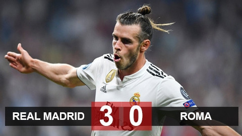 Real 3-0 Roma: Bale và 