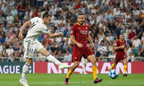 Bale đe dọa khung thành Roma từ sớm