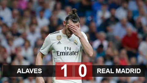 Alaves 1-0 Real Madrid: Los Blancos không thắng trận thứ 4 liên tiếp