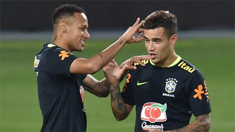 Neymar và Coutinho đang được thử nghiệm ở những vai trò khác