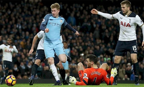 Tottenham và Man City đều đang có cơ hội vô địch Ngoại hạng Anh mùa này. Ảnh: Reuters