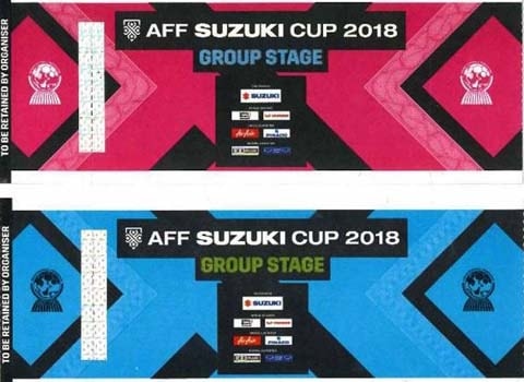 Mẫu vé AFF Suzuki Cup