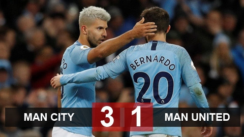Man City 3-1 M.U: Nhuộm xanh thành Manchester
