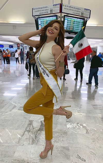 Thí sinh Mexico - Diana Romero - cao 1,76 mét. 