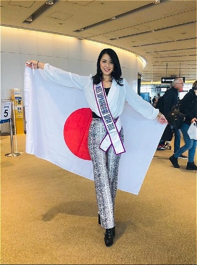 Hoa hậu Nhật Bản - Yurika Nakamoto - cao 1,74 mét. 