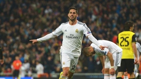 Isco là sự lựa chọn ưa thích của Ancelotti