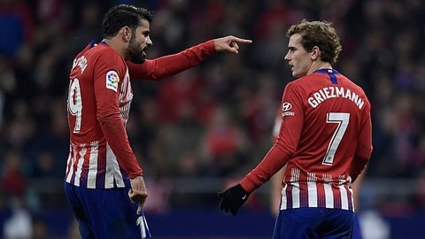 Costa chỉ trích Griezmann ngay trên sân