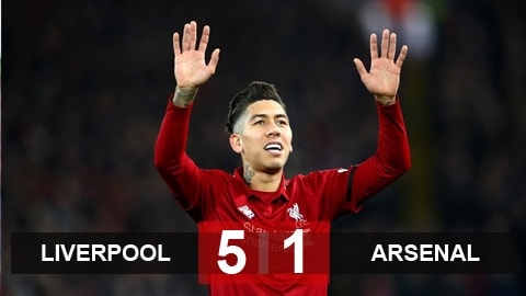 Liverpool 5-1 Arsenal: Hạ nhục Arsenal, Liverpool cô đơn trên đỉnh