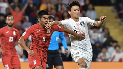 Kyrgyzstan 0-1 Hàn Quốc: Hàn Quốc giành vé đi tiếp