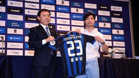 Công Phượng chính thức ra mắt Incheon United