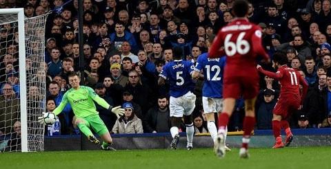 Pickford đã có một ngày thi đấu tốt trước các chân sút Liverpool