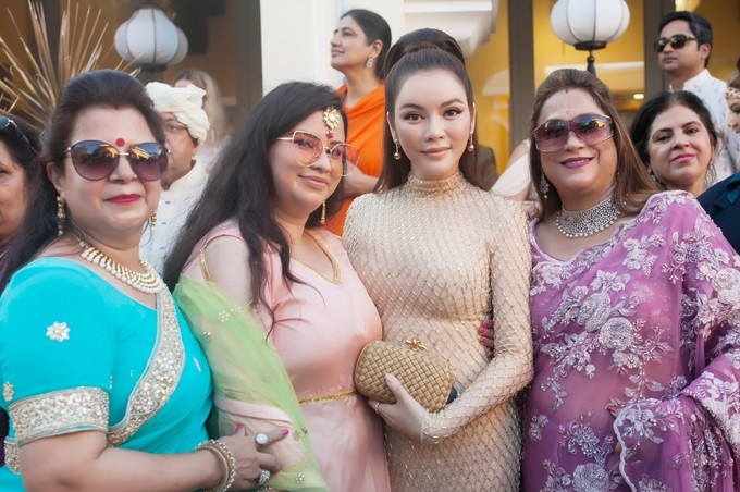 Lý Nhã Kỳ dự đám cưới nữ tỷ phú Ấn Độ ở Phú Quốc
