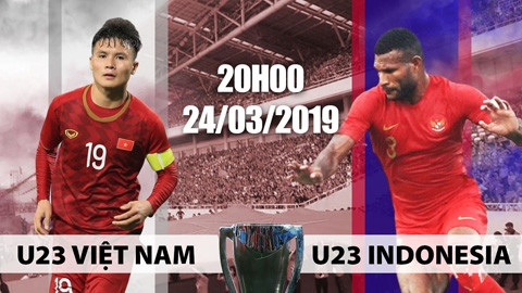 Nhận định bóng đá U23 Việt Nam vs U23 Indonesia, 20h00 ngày 24/3: Nhiệm vụ phải thắng