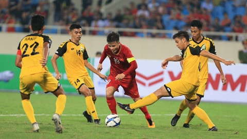 Với sự hưng phấn, Quang Hải (giữa) và các đồng đội sẽ đánh bại đối thủ khó chịu U23 IndonesiaẢnh: TUẤN CƯỜNG