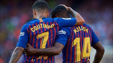 Coutinho và Malcom cùng tỏa sáng