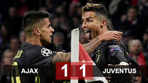 Ajax 1-1 Juventus: Chờ phân xử ở Turin