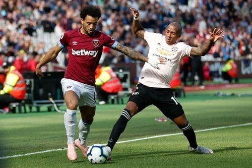 Man Utd từng thua West Ham 1-3 ở lượt đi. Ảnh: Reuters.