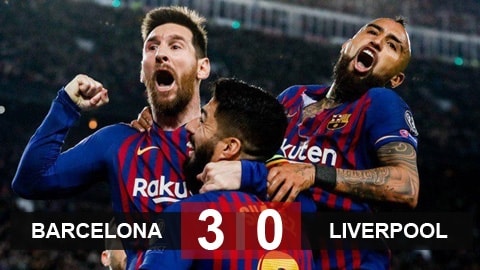 Barca 3-0 Liverpool: Messi và Suarez vùi dập Liverpool