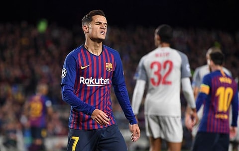 Coutinho có cơ hội nguy hiểm đầu tiên nhưng không tận dụng thành công