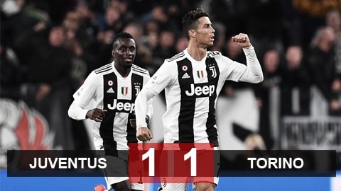 Juventus 1-1 Torino: Ronaldo lại cứu 