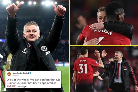 Solskjaer đã có khởi đầu ấn tượng và được trao hợp đồng chính thức